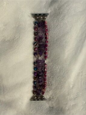 Cape Diablo Purple and Pink Multi-Strand Beaded Watch Band